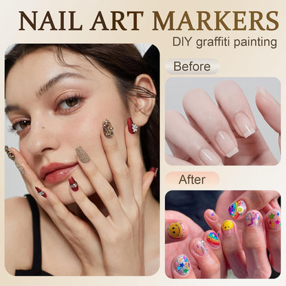 DIY Nail Art Pens – 12 Colors